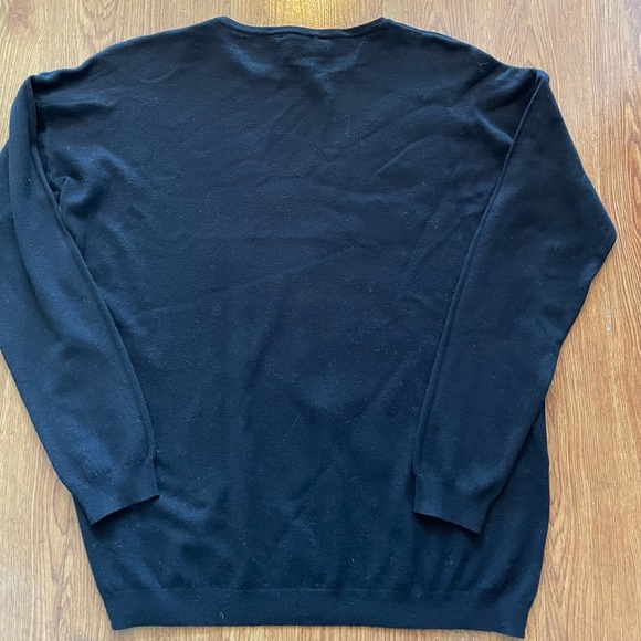 Milano black sweater with a floral design - Picture 4 of 8